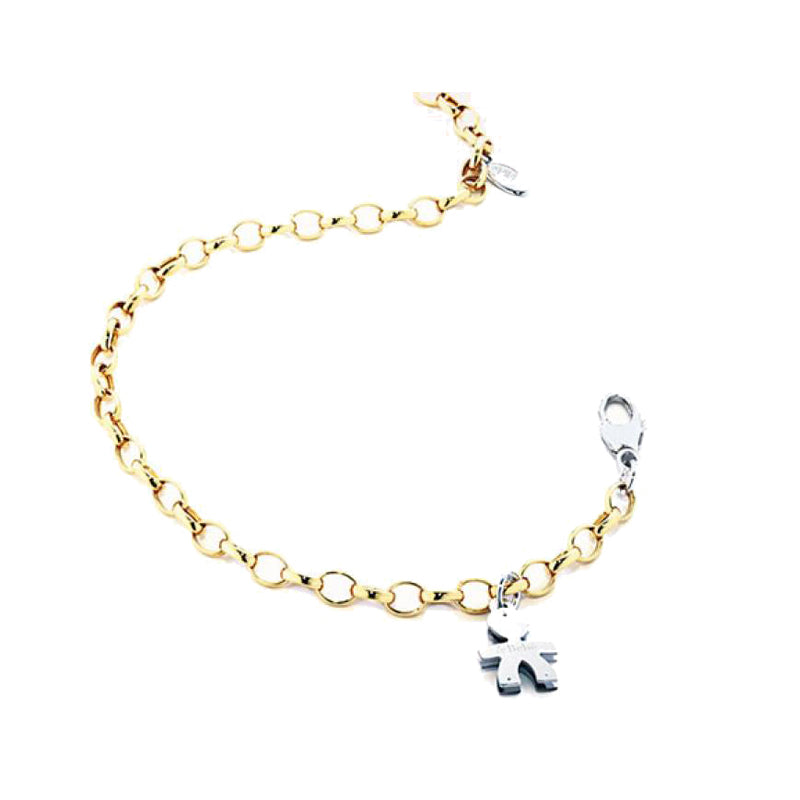 Pulsera I Classici Oro Amarillo con Niño LBB074