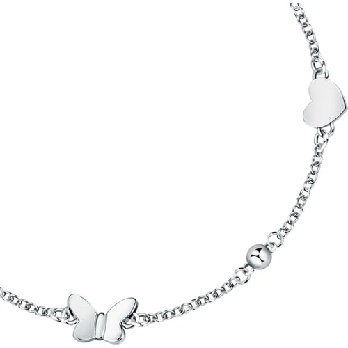 Bracciale Talismani con Farfalla e Cuore SAUN37