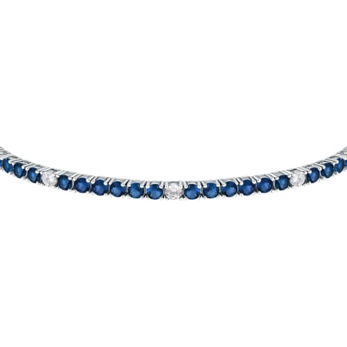 Bracciale Tesori Tennis con Zirconi Blu e Bianchi SAIW231