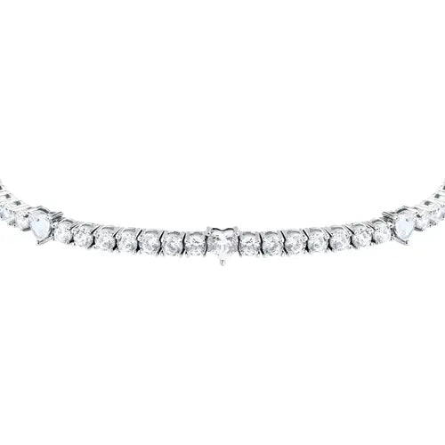 Bracciale Tesori Tennis con Zirconi Bianchi SAIW233