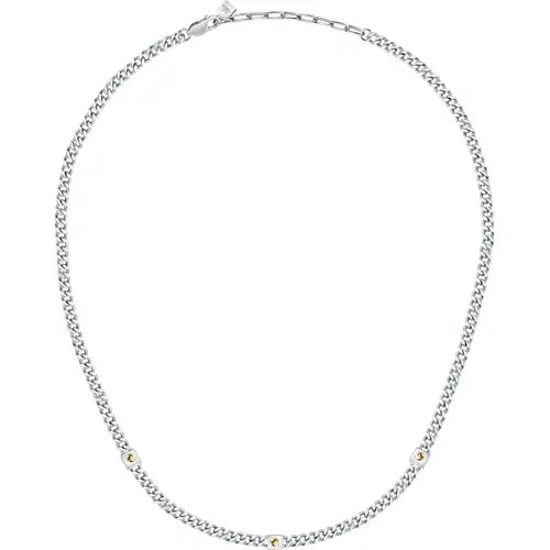 Collana Uomo Gold in Acciaio SATM21
