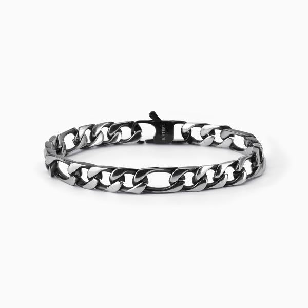 Bracciale Uomo in Acciaio e Pvd Nero 232265