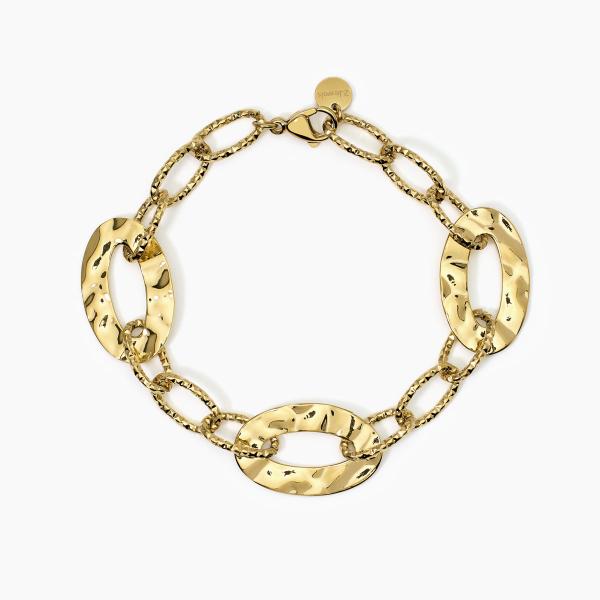 Bracciale Dorato con Elementi Allungati 232487