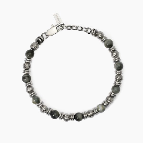 Bracciale Uomo con Sfere Occhio di Falco 232564