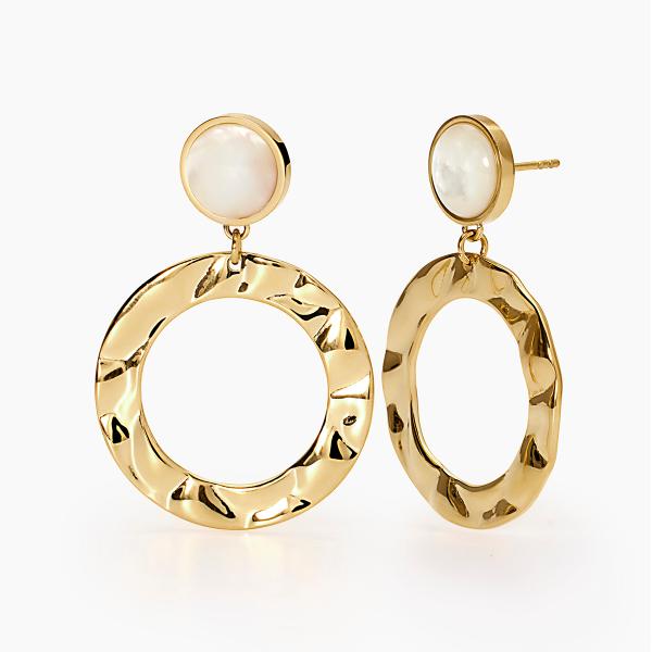 Orecchini Dorati con Perla Conchiglia 11.5mm 261468