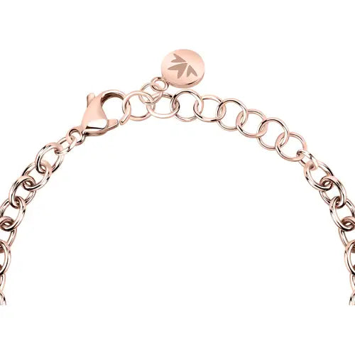 Bracciale Talismani Rosato con Cuore e Bambina SAGZ20