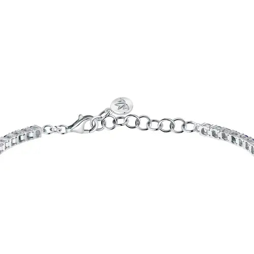 Bracciale Tesori Tennis con Zirconi Bianchi e Viola SAIW225