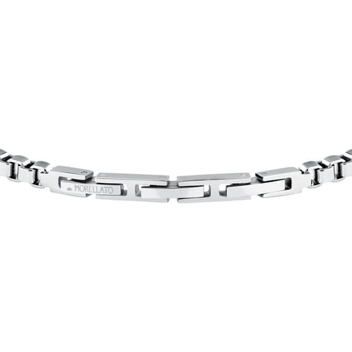 Bracciale Uomo Urban Acciaio e Nero SABH44
