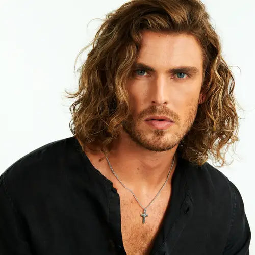 Collana Uomo Spirit con Croce SZQ30