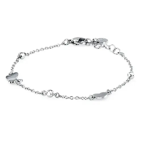Bracciale Talismani con Farfalla e Cuore SAUN37