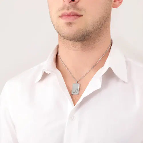 Collana Uomo Energy in Acciaio SAFT31