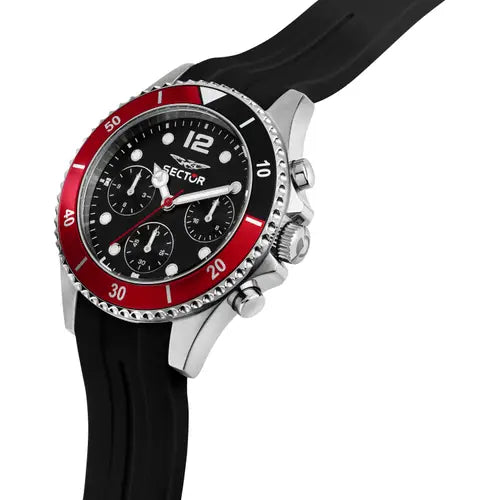 Orologio Uomo 230 Acciaio, Rosso e Nero R3251161053