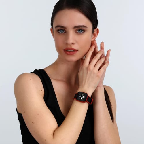 Orologio Uomo S-04 Colours Nero e Rosso R3253158008