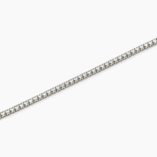 Tobillera Mini Tennis con Circonitas Blancas 533755