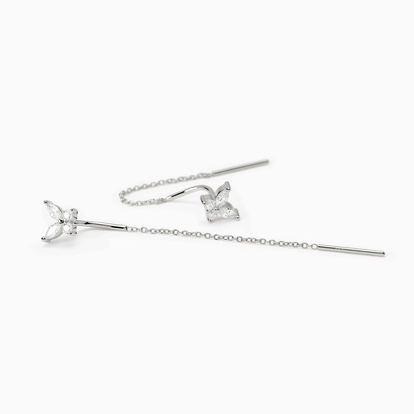 Orecchini Secret Garden Pendenti in Argento con Farfalle 563674
