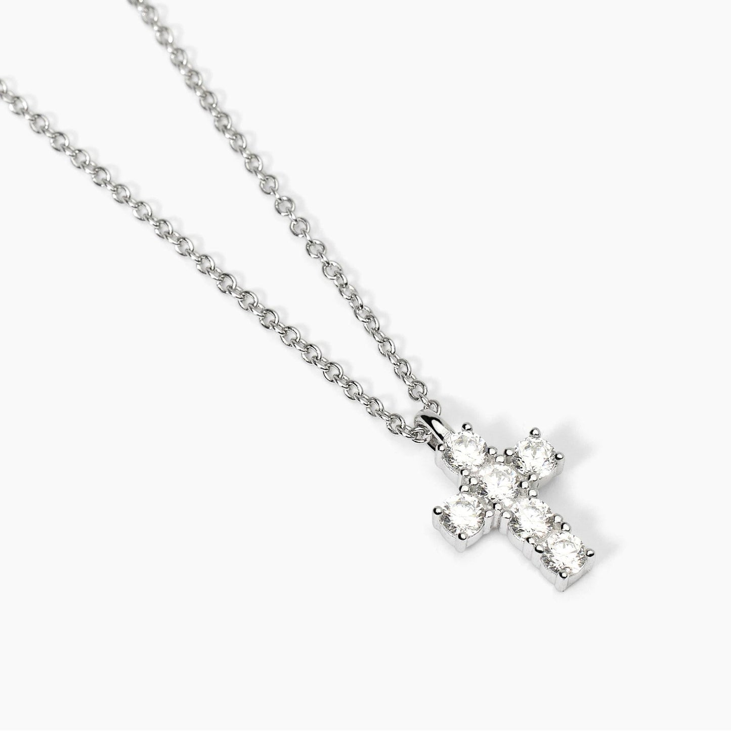 Girocollo Croce Del Sud in Argento con Croce e Zirconi 553658