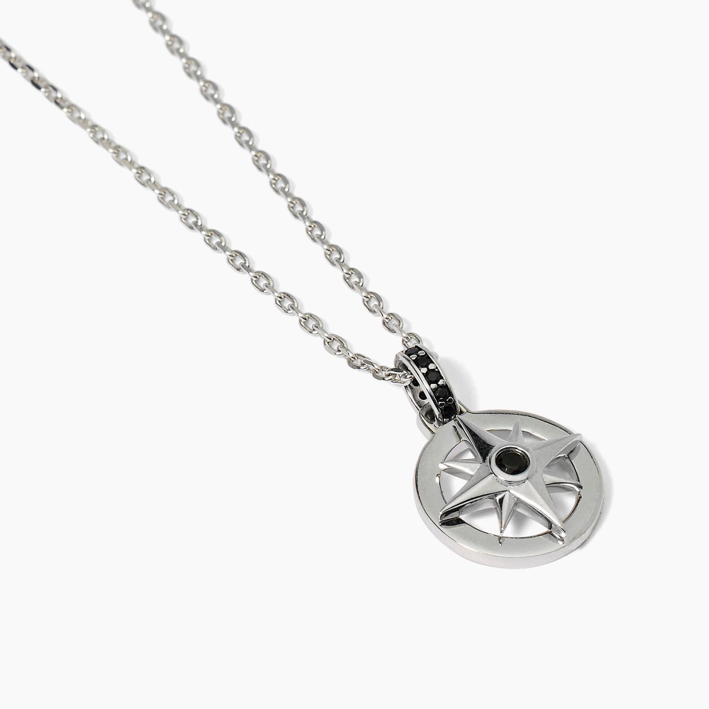 Collana Uomo Journey in Argento con Rosa dei Venti 553637