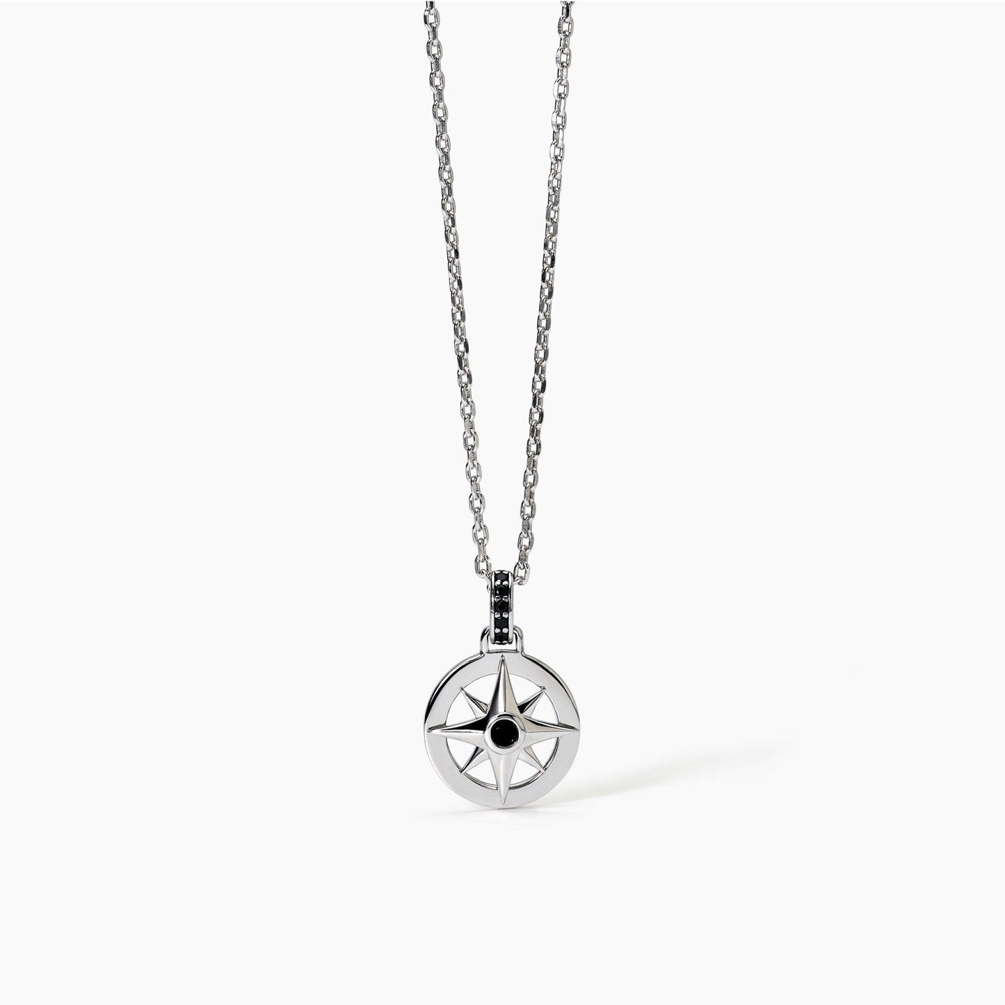 Collana Uomo Journey in Argento con Rosa dei Venti 553637