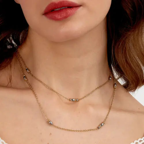 Collana Colori Dorata SAXQ02