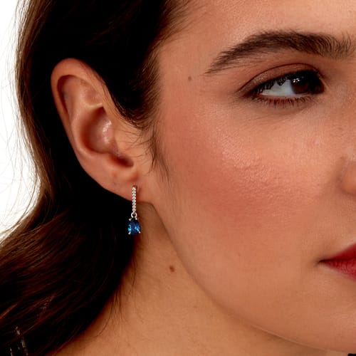 Orecchini Tesori con Pietra a Goccia Azzurra SAIW195