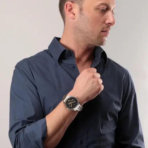 Orologio Uomo Successo Acciaio e Blu R8873621016