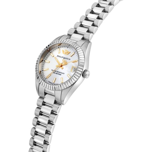Orologio Donna Caribe Urban Acciaio e Bianco R8253597651