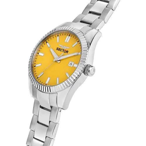 Reloj Hombre 240 Acero y Amarillo R3253240050
