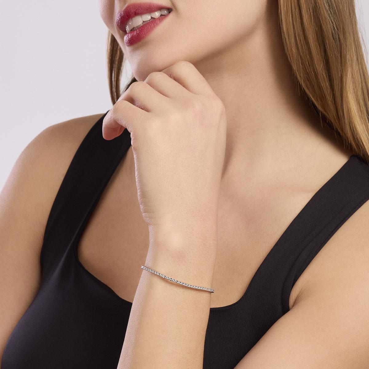 Bracciale Tennis Club in Argento con Zirconi 533879