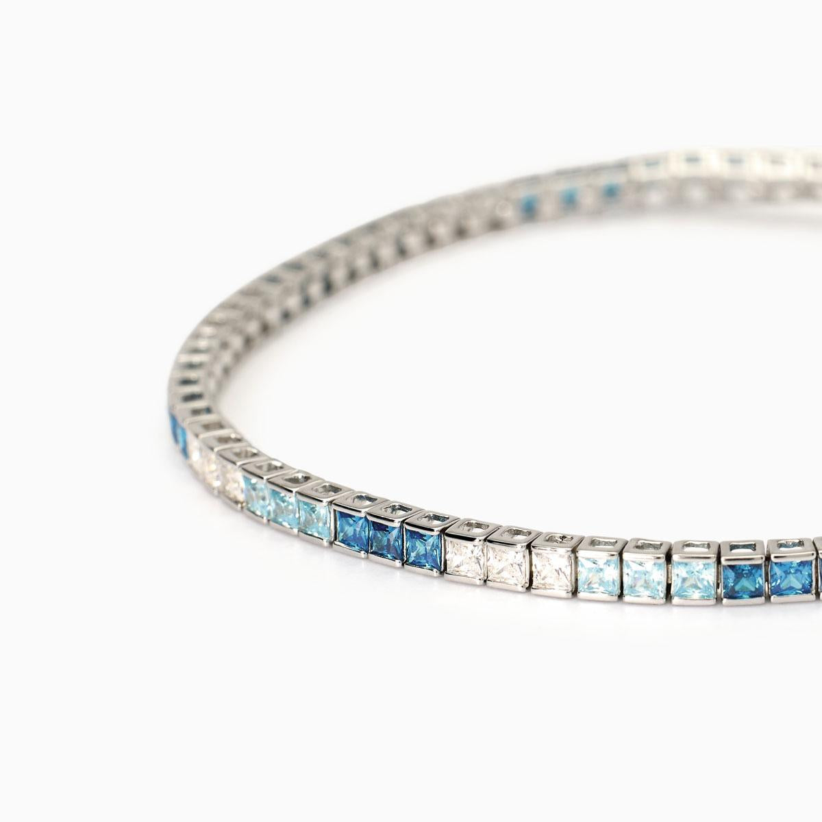 Bracciale Tennis Club con Zirconi Multicolor Blu 533883