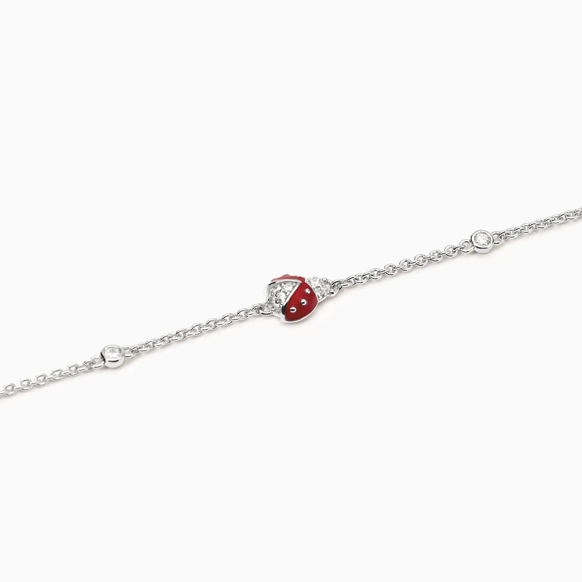 Bracciale Coccinelle in Argento con Catena e Coccinella 533892