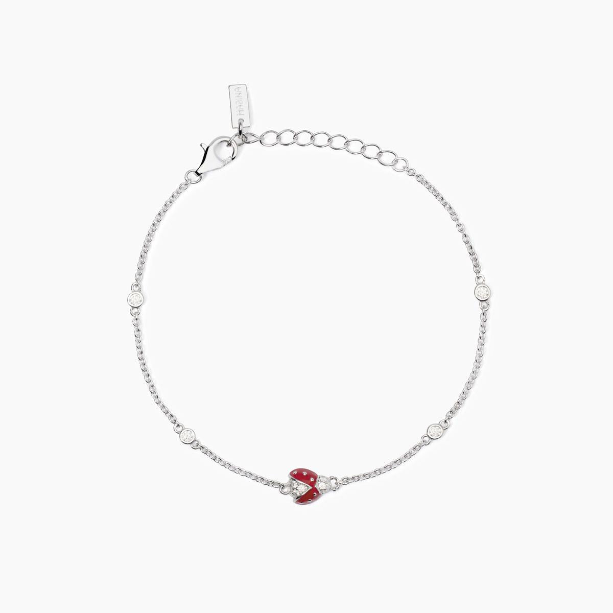 Bracciale Coccinelle in Argento con Catena e Coccinella 533892