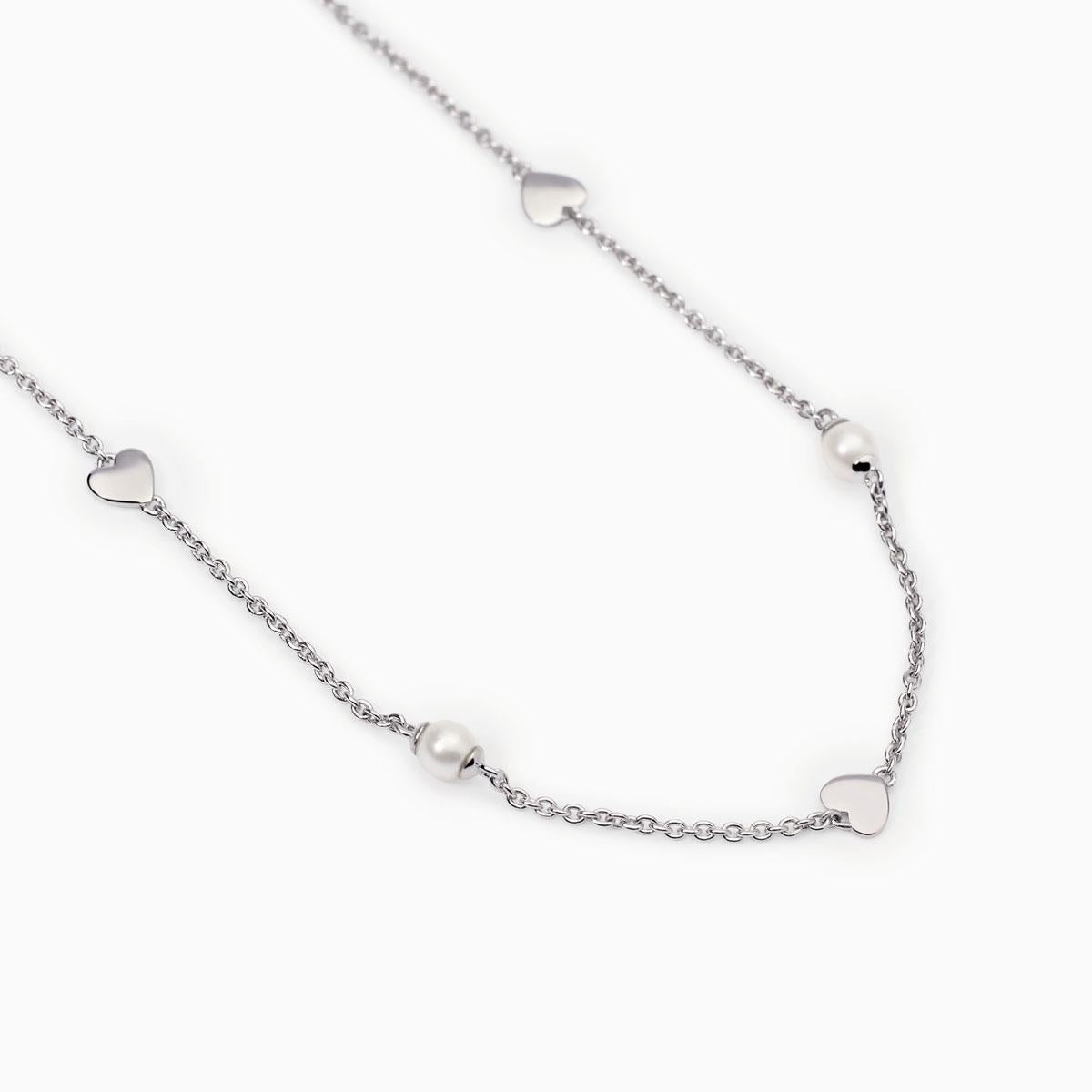 Girocollo Sky Love con Cuori e Perle 553705
