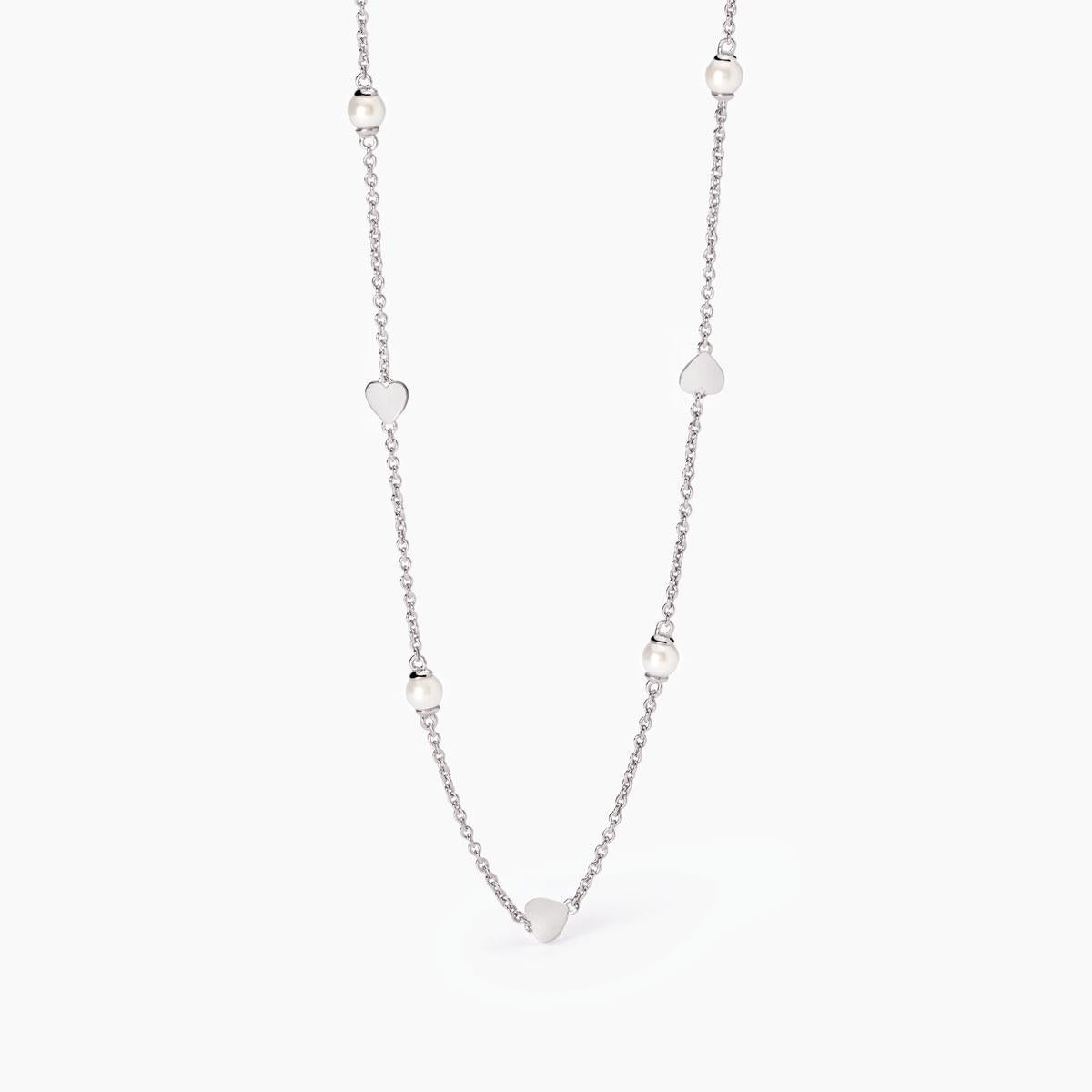 Girocollo Sky Love con Cuori e Perle 553705