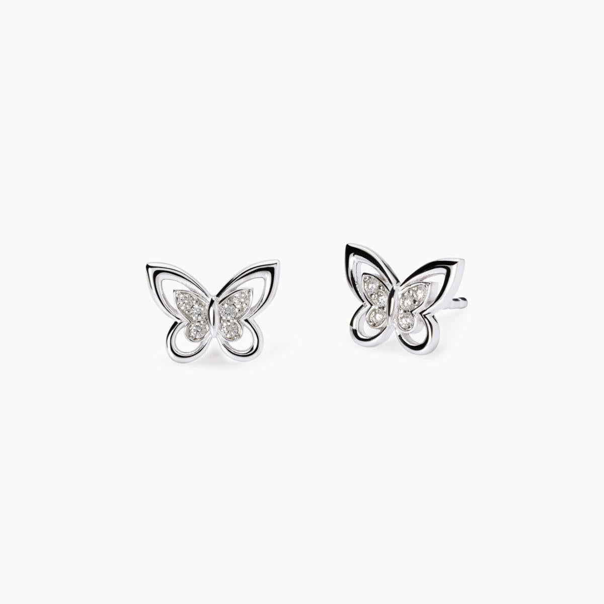 Orecchini Spring Life con Farfalla e Zirconi 563780