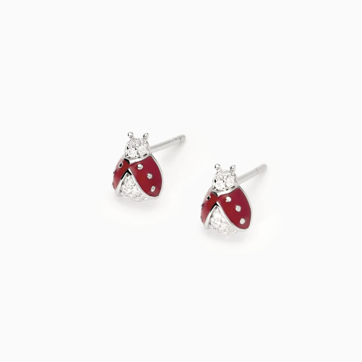 Orecchini Coccinelle con Coccinella Smaltata 563781