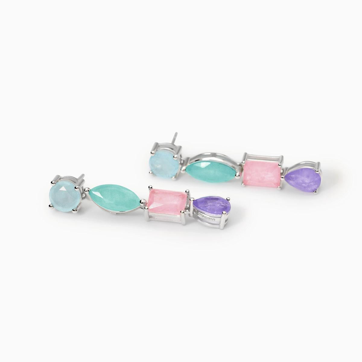 Orecchini Santorini con Fusion Stone Multicolor 563793