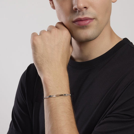 Bracciale Uomo Rider con Elemento Rosato 533971