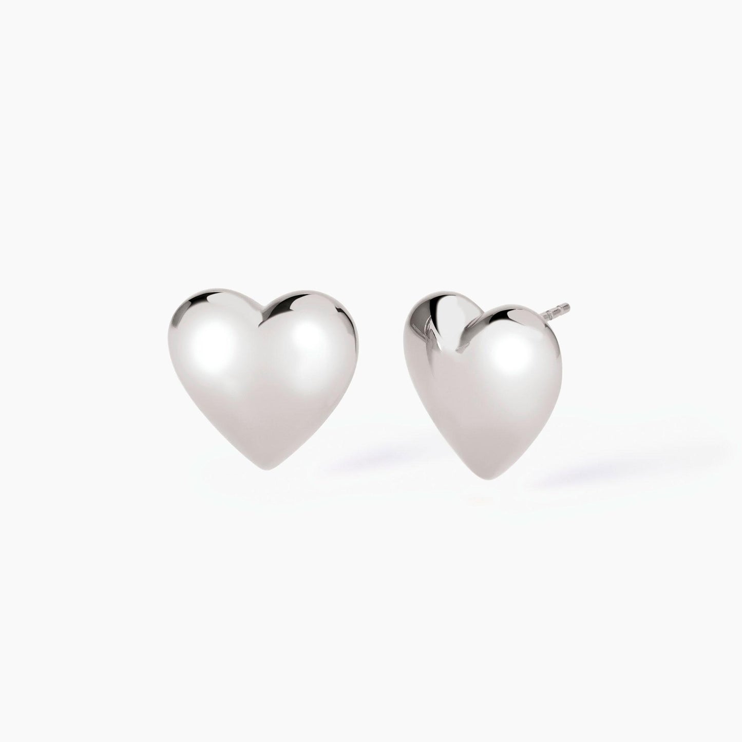 Orecchini Don't Say Love in Argento a Forma di Cuore 563831