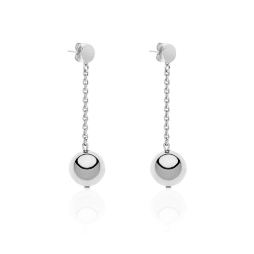 Orecchini Argentati con Sfere 000EXO4528000