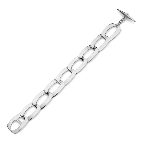 Bracciale Catena Argentata Piatta Dinamica 016EXB0085000