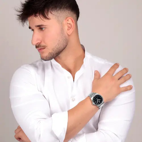 Orologio Uomo Competizione Acciaio e Nero R8853100028