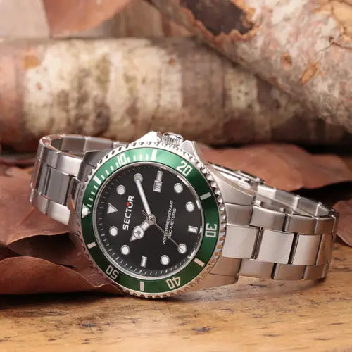 Orologio Uomo 230 Acciaio, Nero e Verde R3253161041