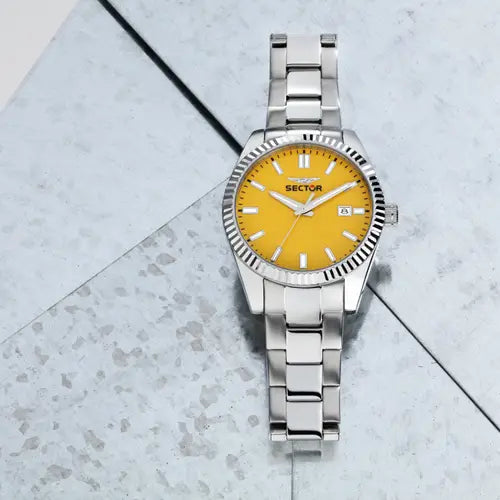 Reloj Hombre 240 Acero y Amarillo R3253240050