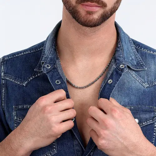 Collana Uomo Basic in Acciaio SZS91
