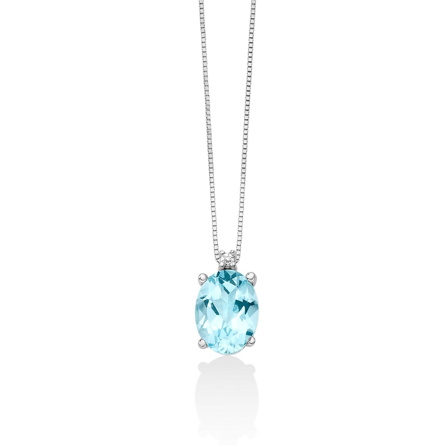 Collier Gemma del Cielo con Topazio e Diamante CLD3929X