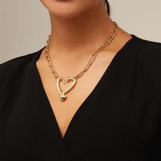 Collana Loved Dorata con Cuore COL1804ORO0000U