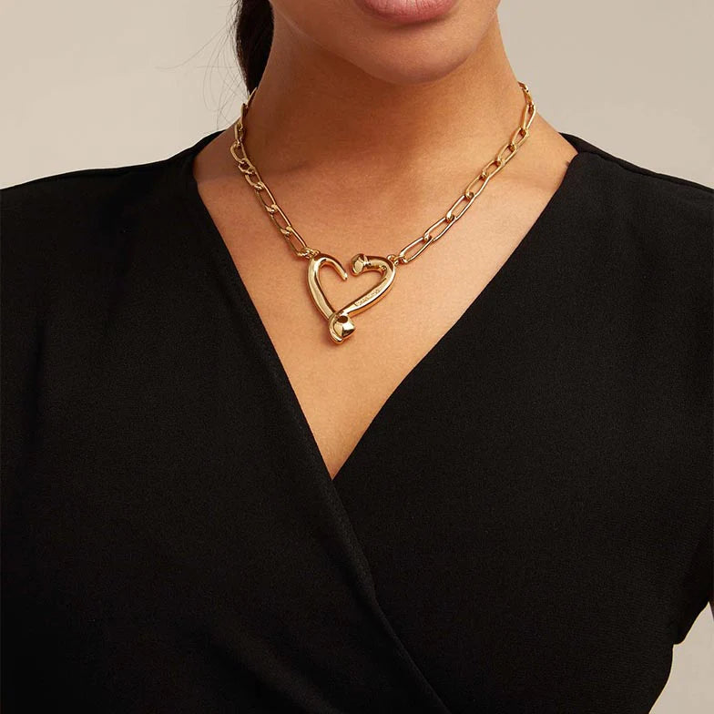 Collana Loved Dorata con Cuore COL1804ORO0000U
