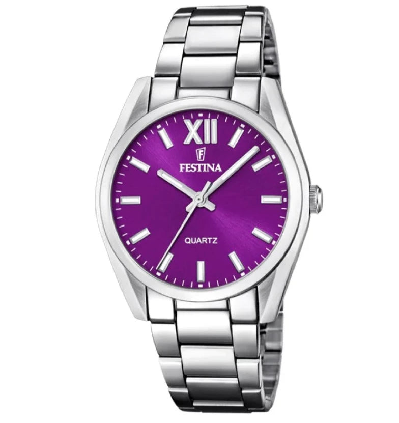Orologio Donna Alegria Acciaio e Viola F20622/F
