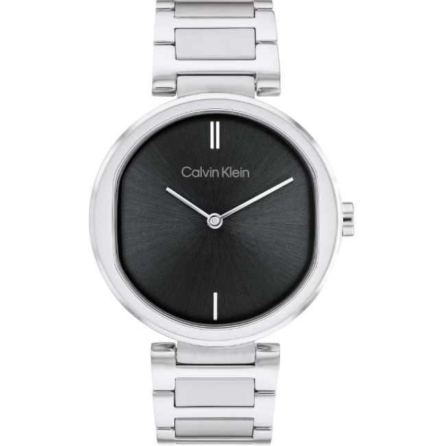 Reloj Timeless de acero y negro para mujer 25200249
