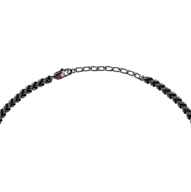 Collana Uomo Energy in Acciaio Nero SAFT74